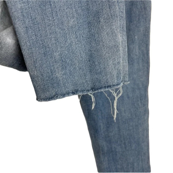 Garage JeansWomens Sz Junior 1 Blue Light Wash Crafting Skinny High Rise Ankle - Picture 5 of 7